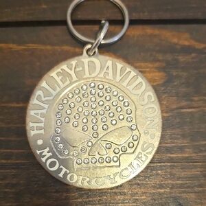 Harley Davidson bling keychain